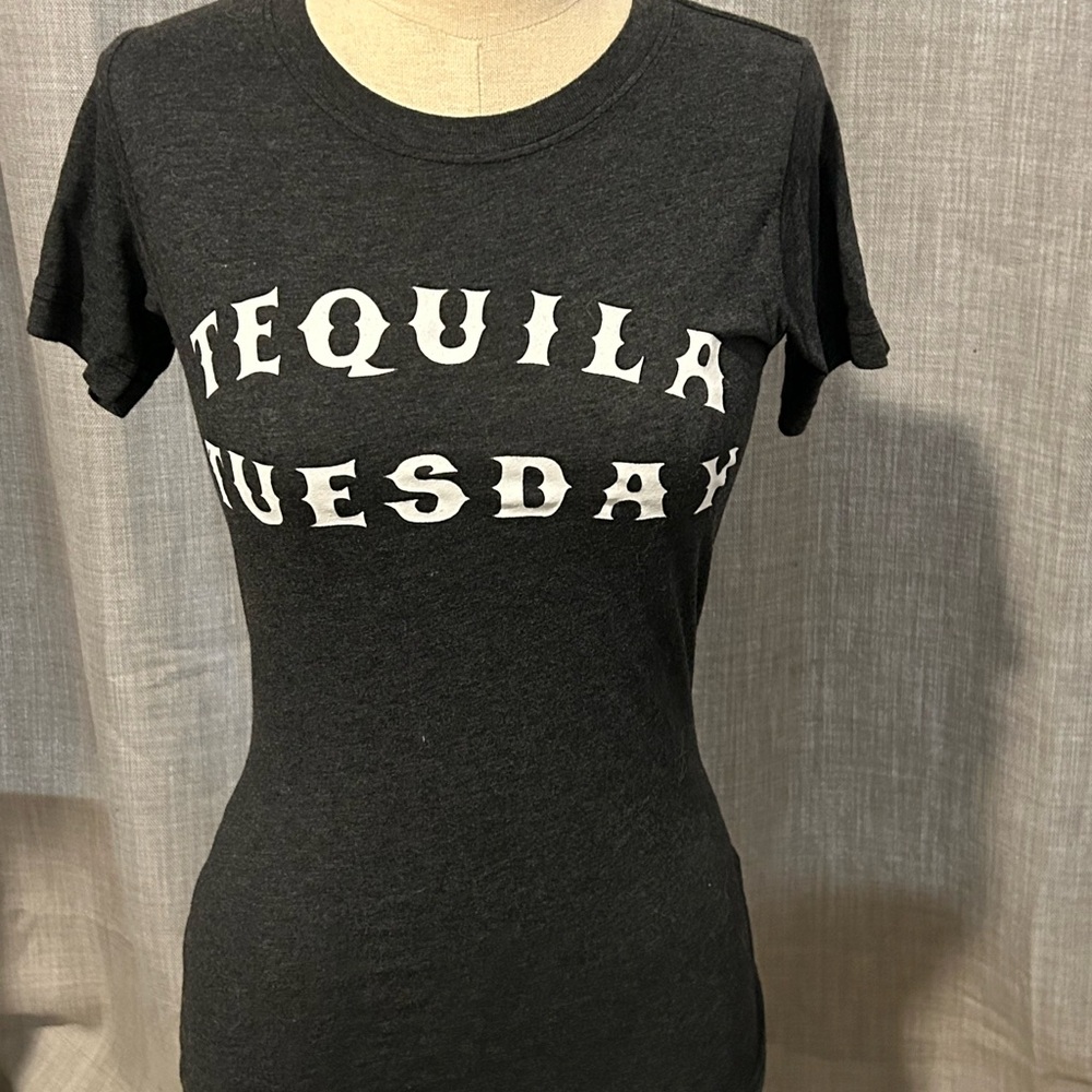 Tequila Tuesday Women's Black Graphic Tee